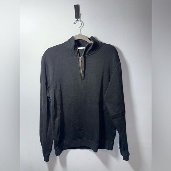 Cutter & Buck Mens Cotton Quarter Zip Pullover Sweater Size Medium EUC - Picture 1 of 7